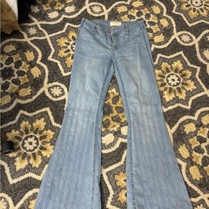 We The Free Sky Blue Flare Jeans